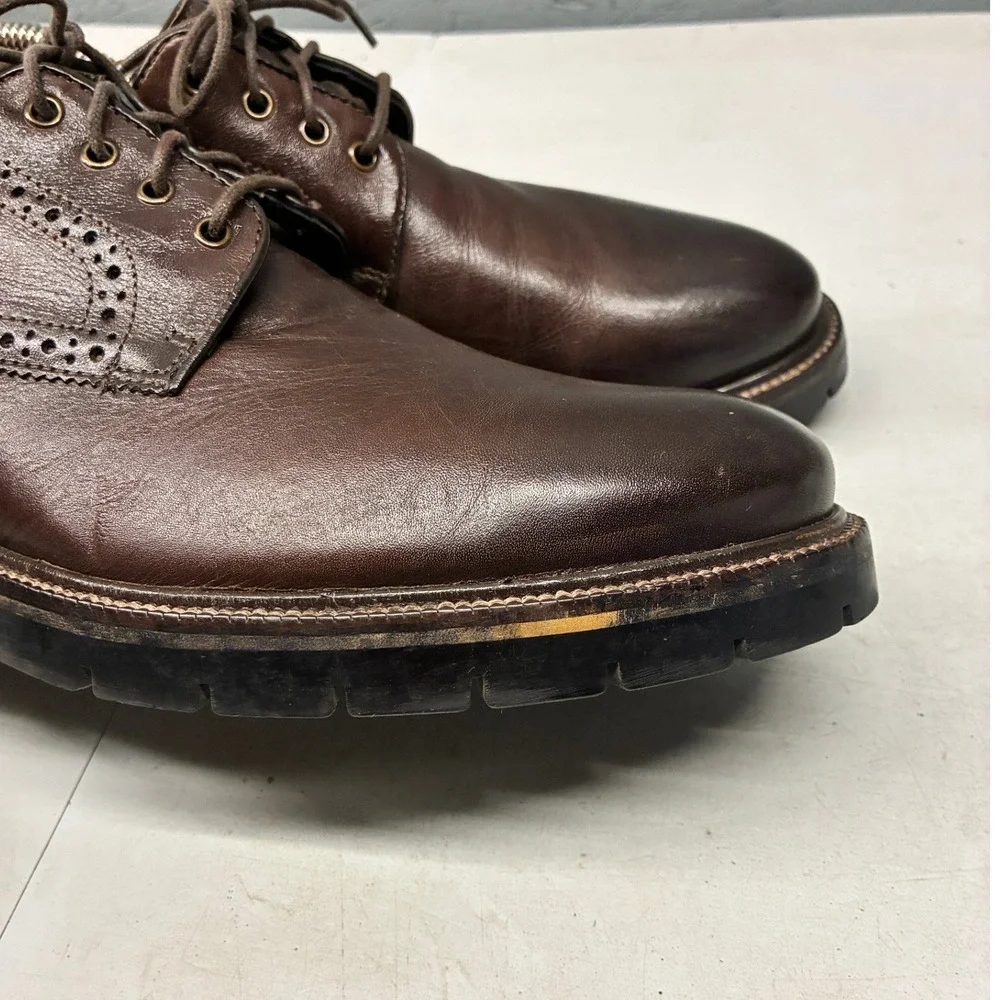 Johnston & Murphy XC Flex Cody Plain Toe Oxford Shoes Men's US 9.5 Brown